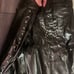 Flare leather pants