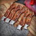 Kitchen Knives with Leather Roll Bag