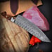 Kitchen Knives with Leather Roll Bag