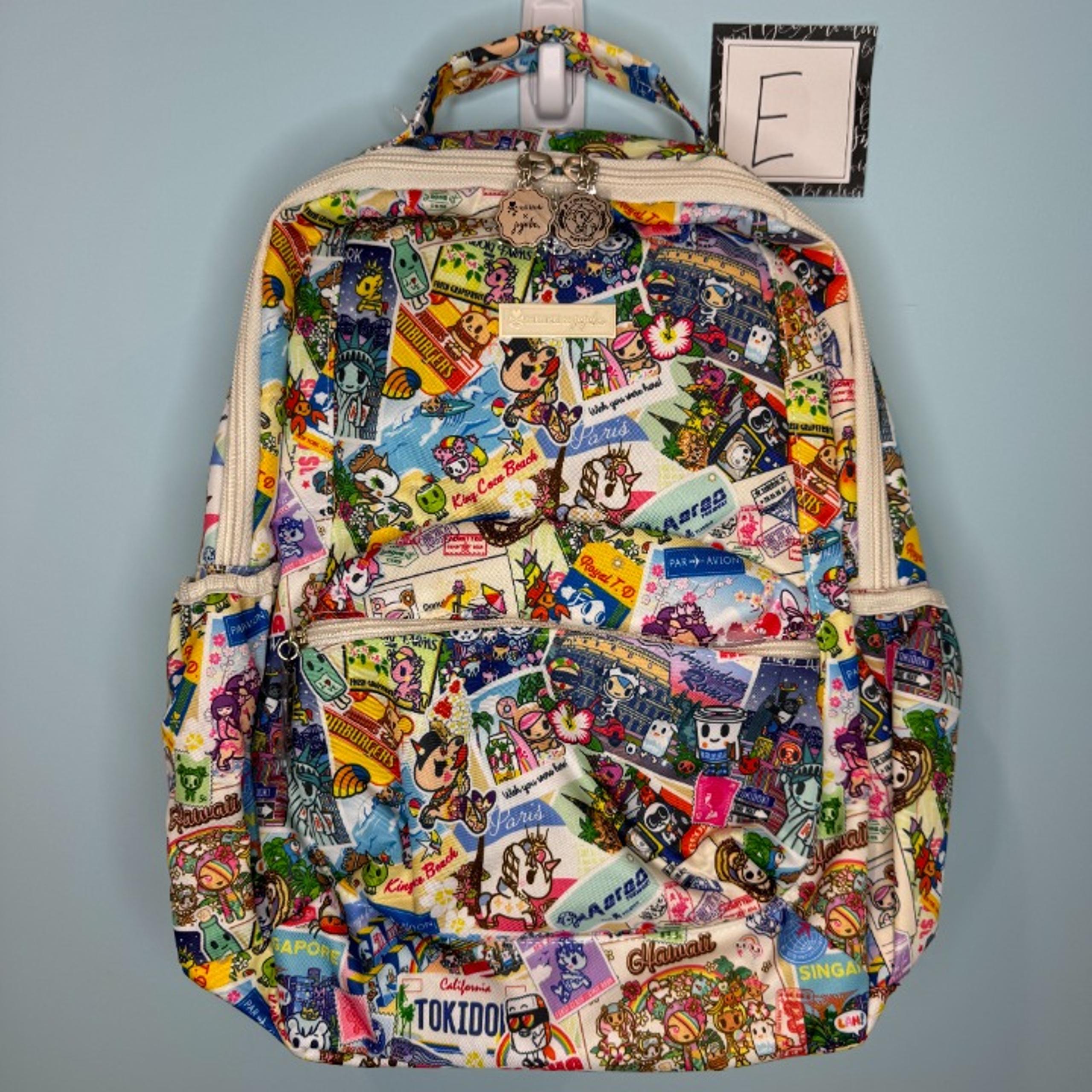 JuJuBe x Tokdoki Kawaii Round the World Be Packed Backpack  NWT bag E