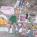 Vintage felt flannel graph Sunday school Bible lot