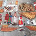 Vintage felt flannel graph Sunday school Bible lot