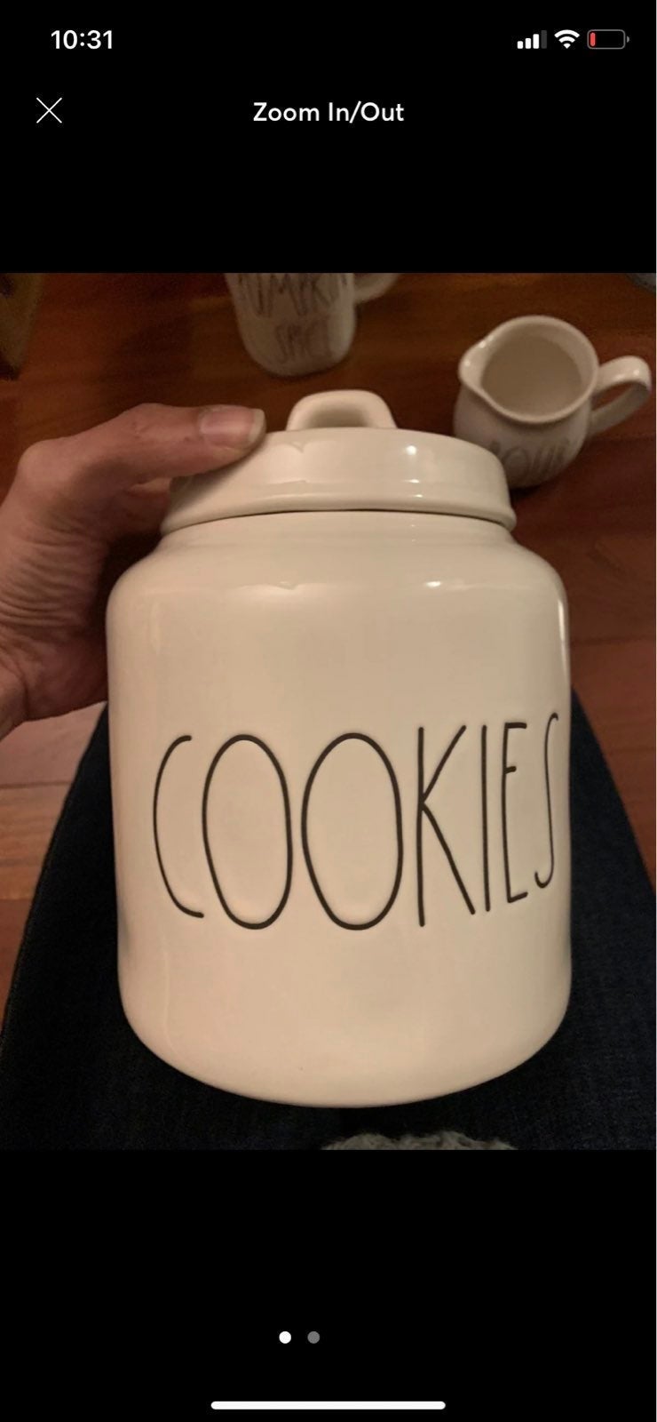 Rae dunn cookies canister