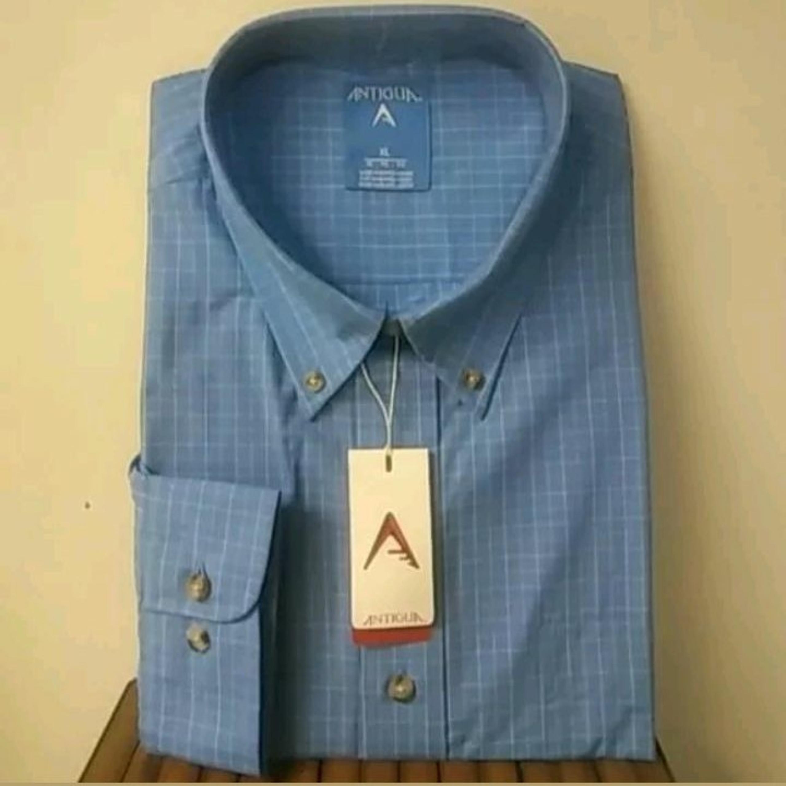 Antigua Mens long sleeve Dress Shirt. XL