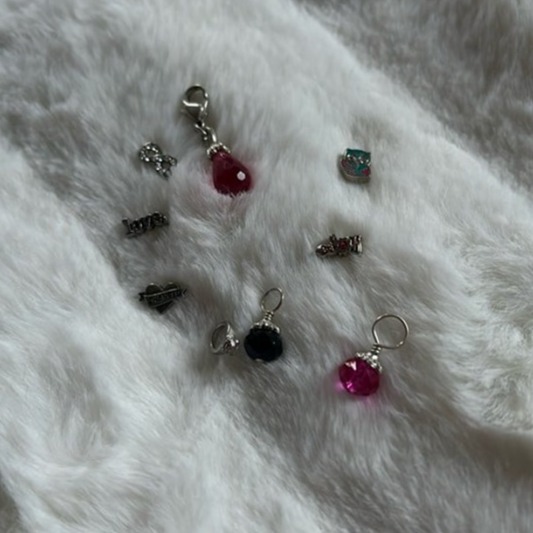9 Origami Owl Charms NEW! Crystals Bling