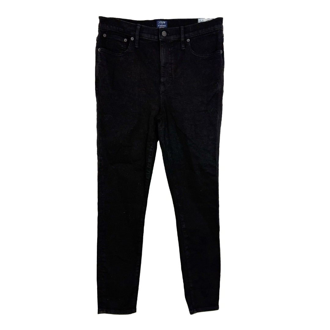 J.CREW 9” Mid-Rise Skinny Jean 29 Signature Stretch Midnight