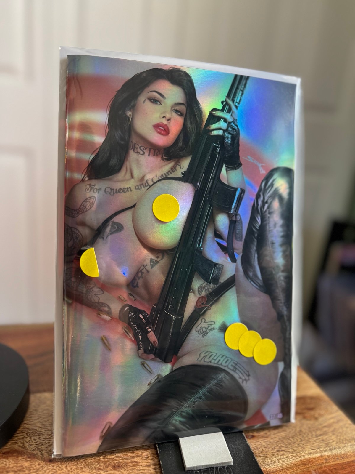 SHIKARII DOUBLE IMPACT COBRA BARONESS (FOIL FULL NAUGHTY NO GLASSES) 32/45