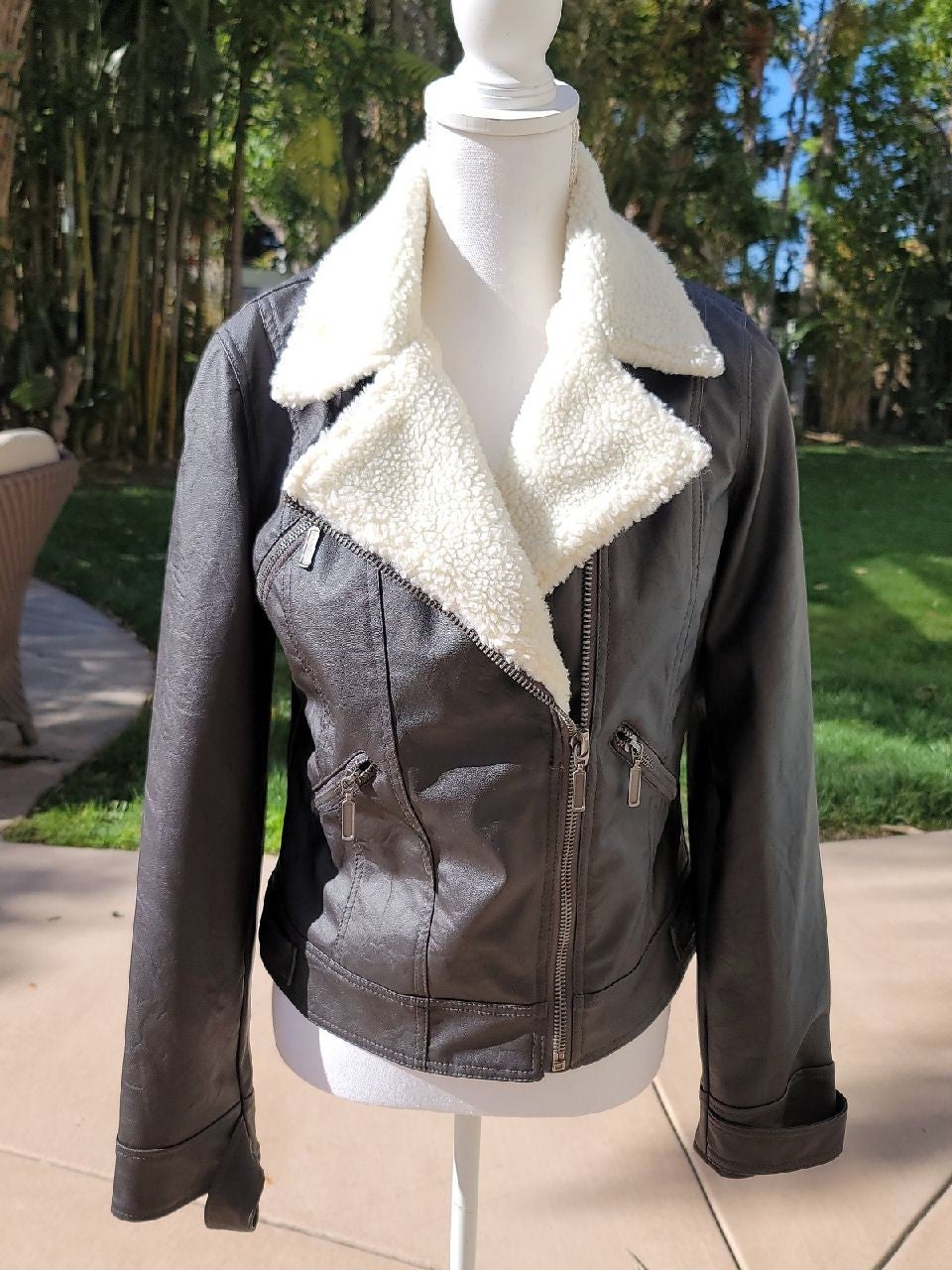Faux Leather Jacket