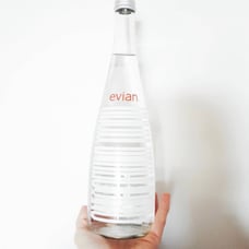 Evian x Alexander Wang 2016 Limited Edition Water Bottle White NEW!!