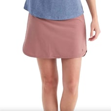 Free Fly Women's Pull On Bamboo-Lined Breeze Skort Size Large Gym Workout