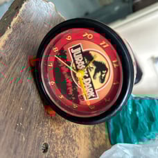 jurrasic park alarm clock 1993