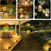 Solar Mason Jar Lights Lanterns,Jars & Hangers Included，30LED 8 Pack