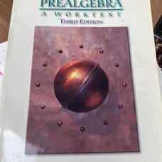 Prealgebra a worktext third edition by D. Franklin Wright