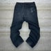 Rustler Jeans Regular Straight Leg Fit Smoke Black Wash Denim Opium Grunge