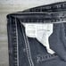 Rustler Jeans Regular Straight Leg Fit Smoke Black Wash Denim Opium Grunge