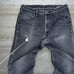 Rustler Jeans Regular Straight Leg Fit Smoke Black Wash Denim Opium Grunge
