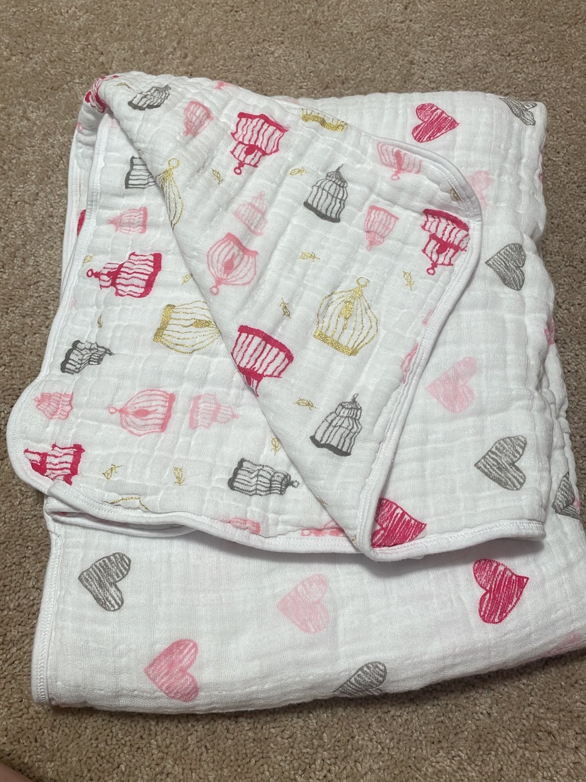 Aden & anais dream blanket Lovebird