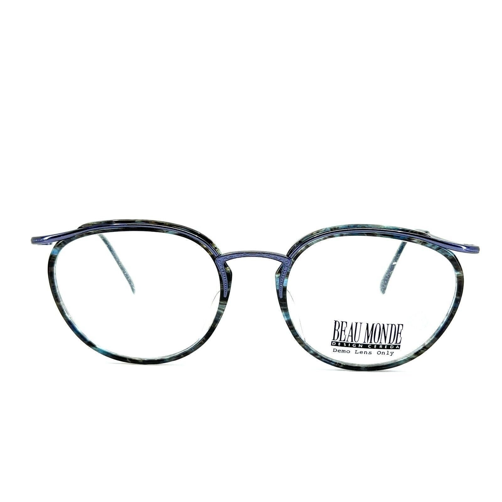 Beau Monde Eyeglasses Livingston ABL/DBL Blue Full Rim Frames 51[]18 137 mm