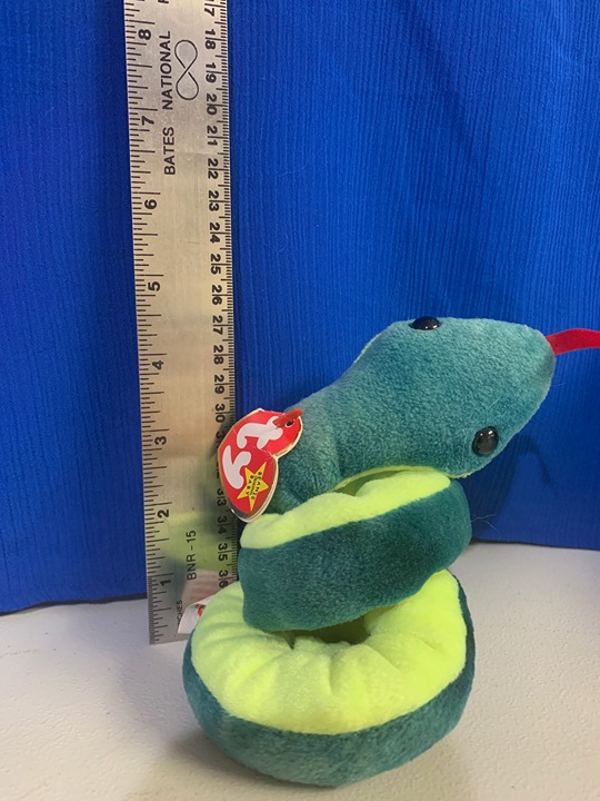 TY Beanie Baby Hissy The Snake Very Rare 97