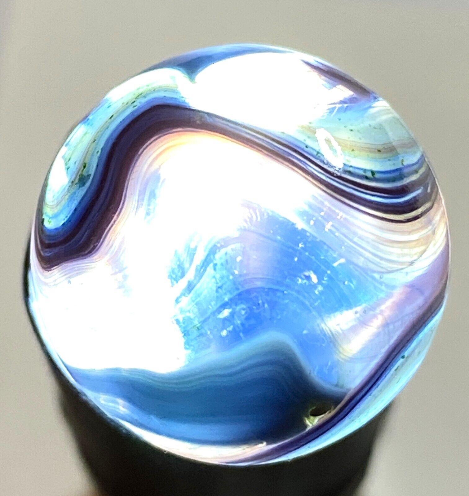 DAS/CHAMPION/W V/JABO WOW AMAZING CLEAR MATRIX AVENTURINE SWIRL SHOOTER .72 M29