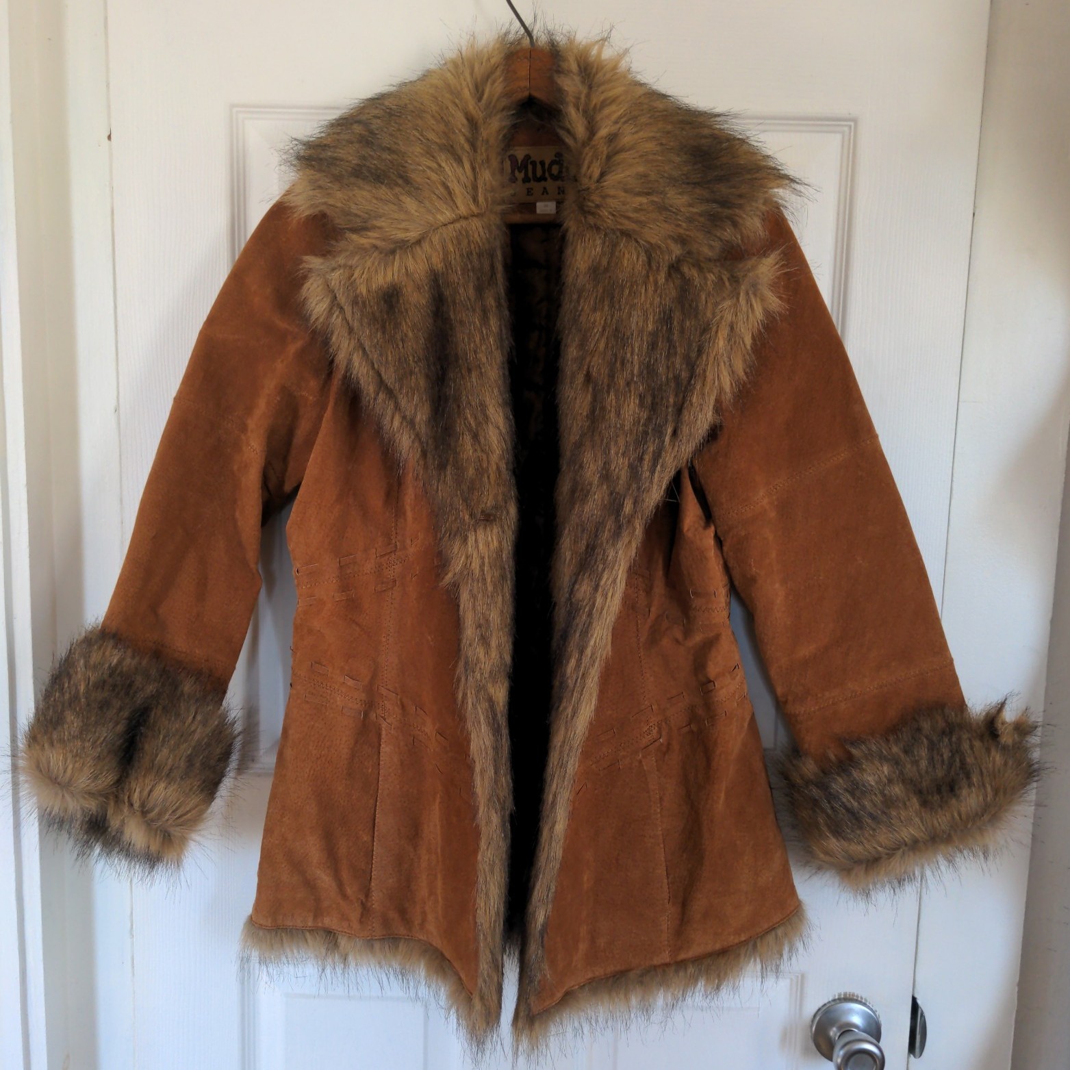 Vintage Mudd leather coat