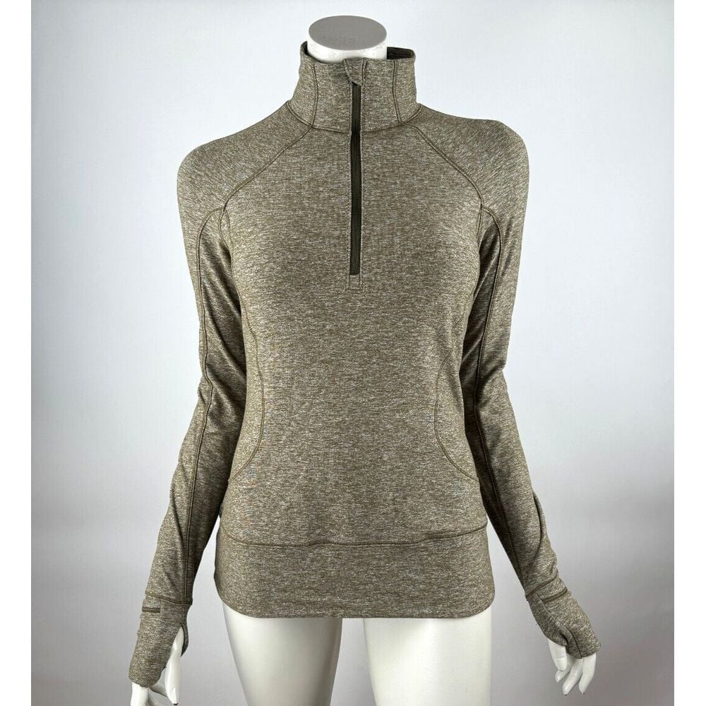 Lululemon Rush Hour 1/2 Zip Long Sleeve Pullover Women 6 EUC Stretch Jacket Gym