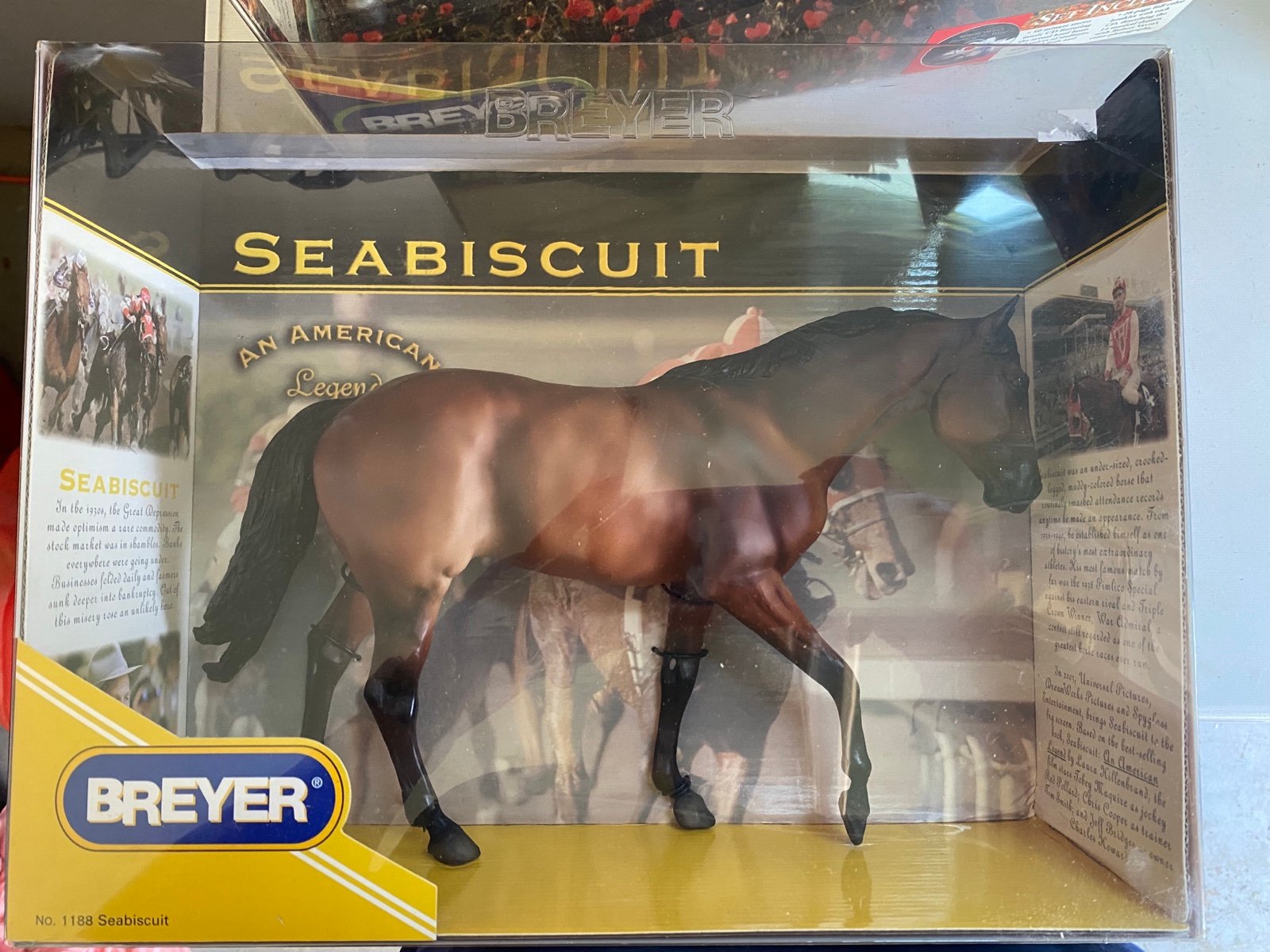 Collectible horse Seabiscut