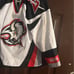 Vtg NHL CCM Youth Sz S/M 1990’s Buffalo Sabres Sewn Jersey