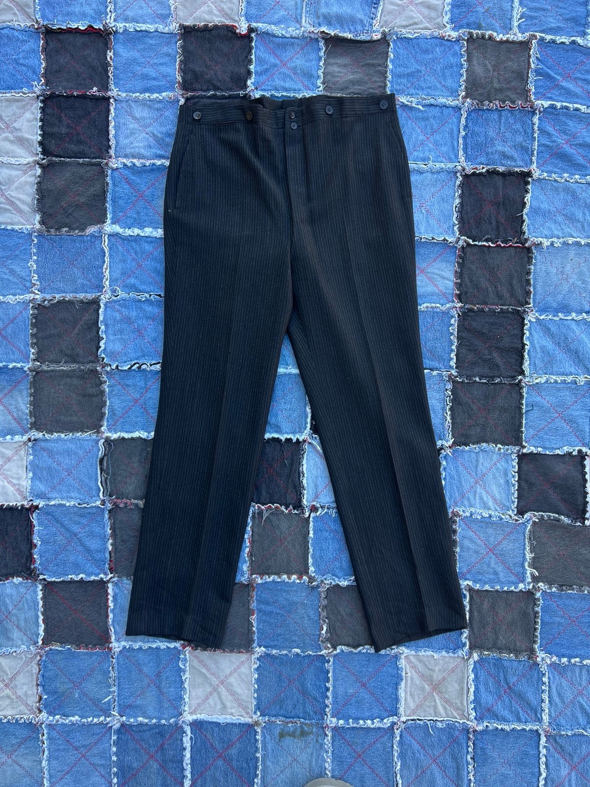 Irenisa ONE TUCKS TAPERED PANTS Slacks Dress - flat front