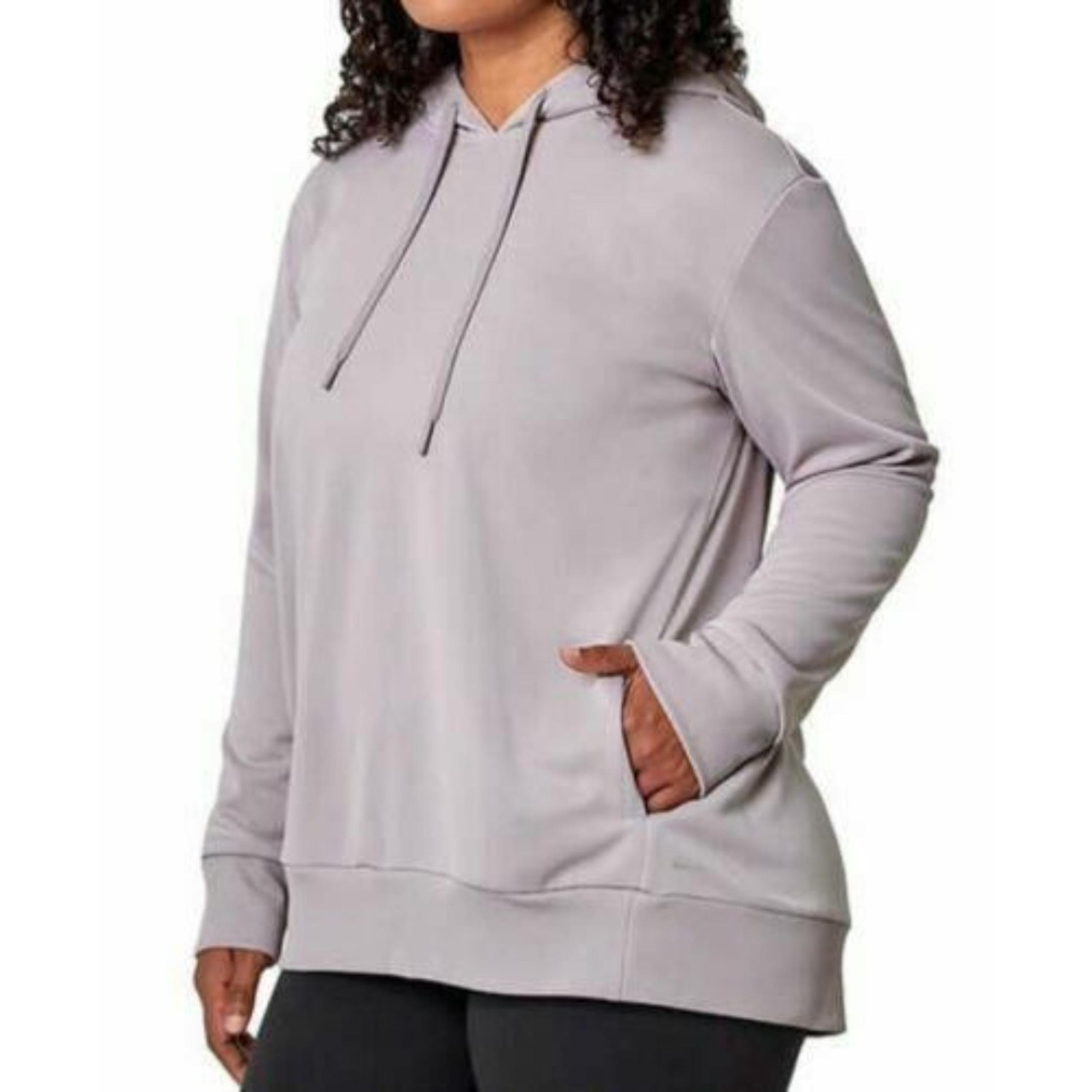NEW Gray Sz XL Hoodie Hooded Athletic Roomy Sweatshirt Front Pockets MONDETTA