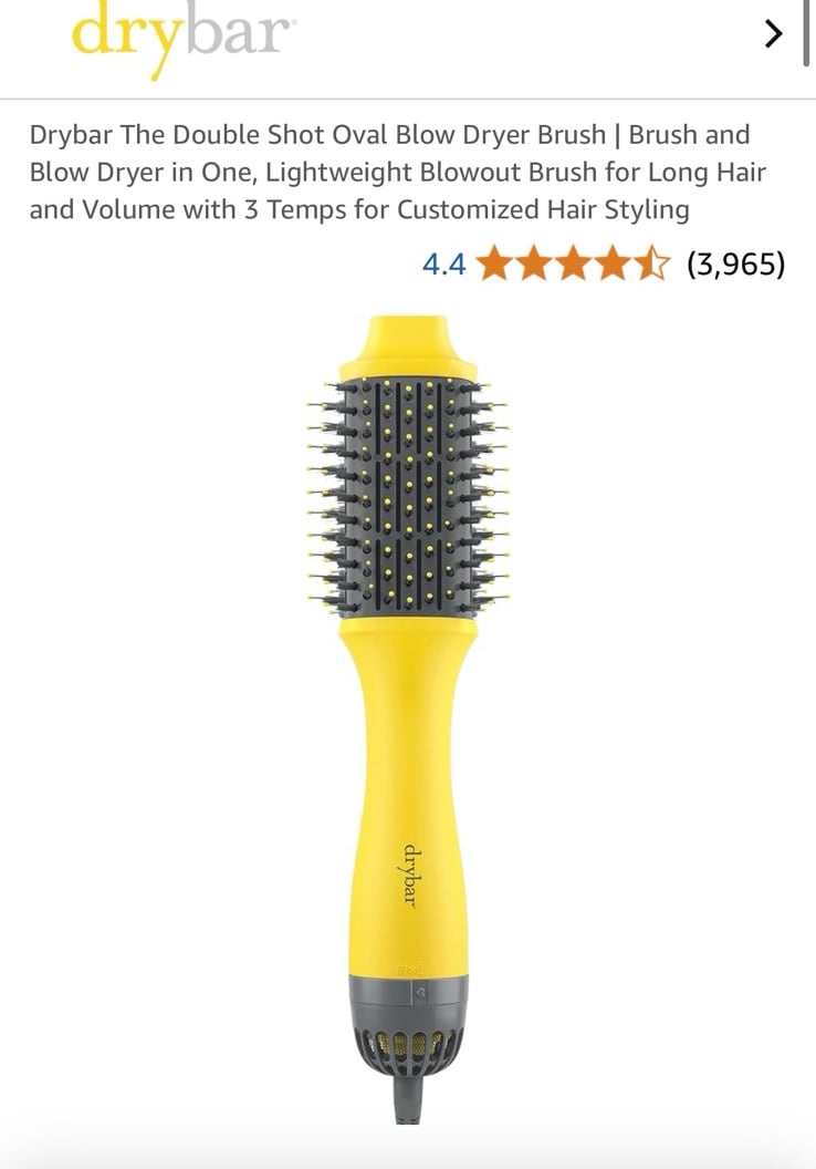 Dry bar The Double shot oval blow dryer