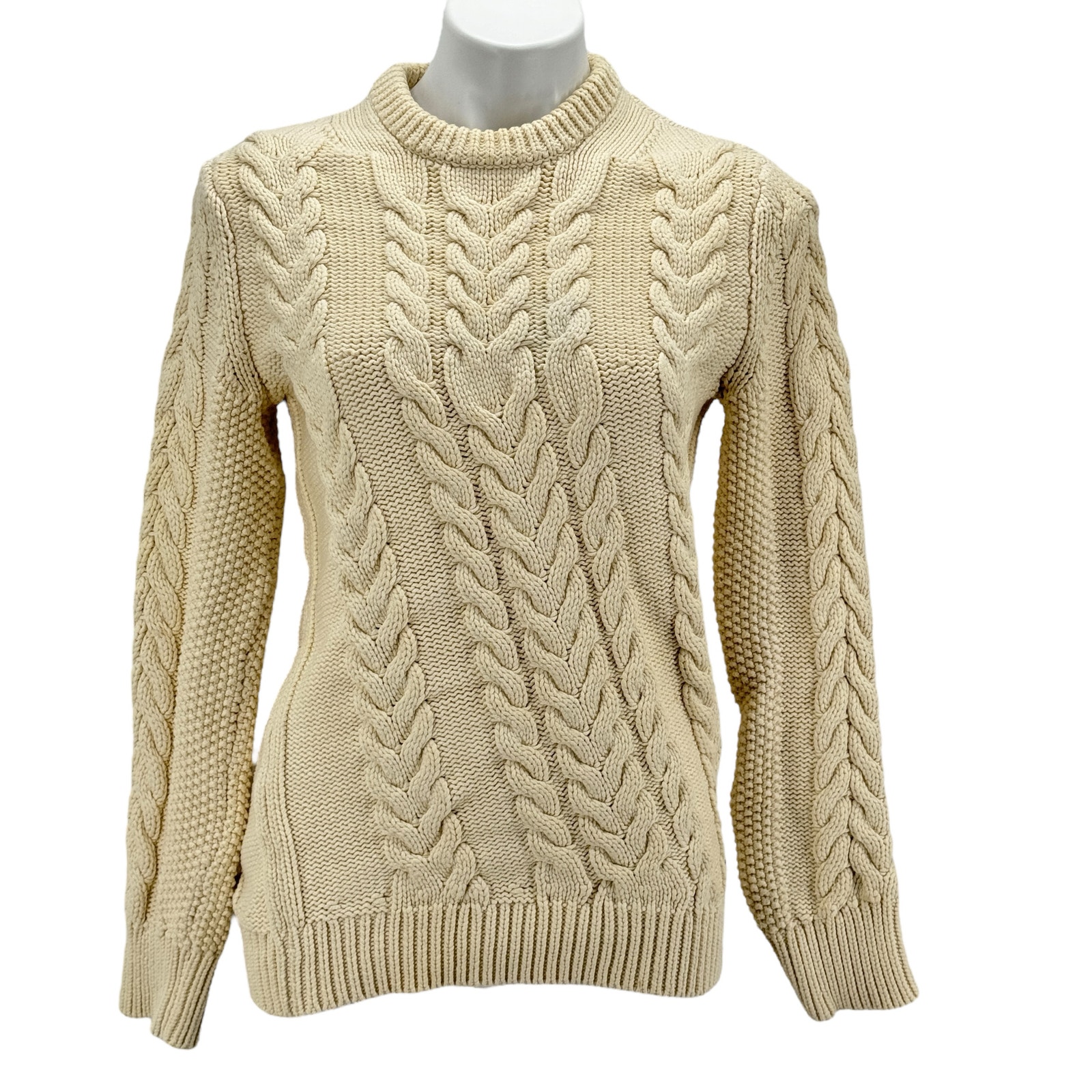NWT Theory Twisting Cable Chainette Wool Pullover Sweater in