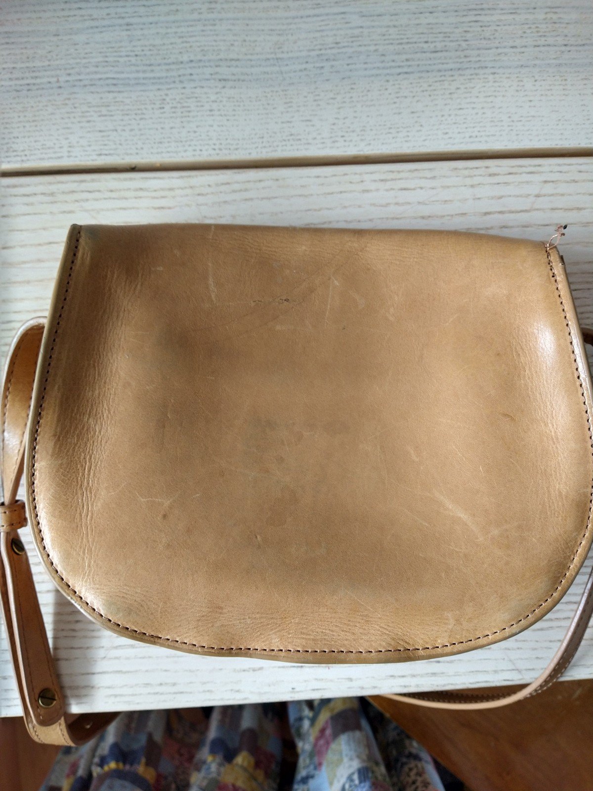 Vintage LL Bean leather bag