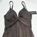 Kenneth Cole New York Metallic Twist Front One Piece Swimsuit NWT