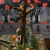 Lemax Spooky Town Bat Lair AND Vampire Tree