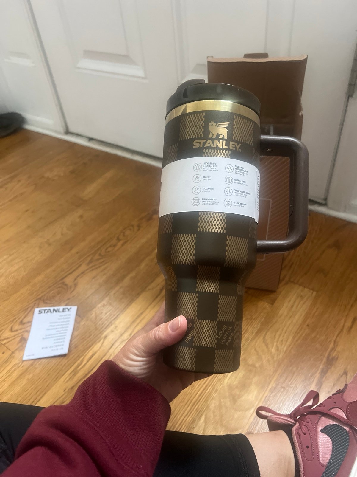 40oz tumbler brown
