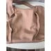 Vince Camuto Convertible Lamb Leather Pleated Tote Purse Crossbody