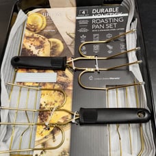 Brooklyn Steel Co. BLACK Orbit 4-Pc. Nonstick Roasting Pan Set