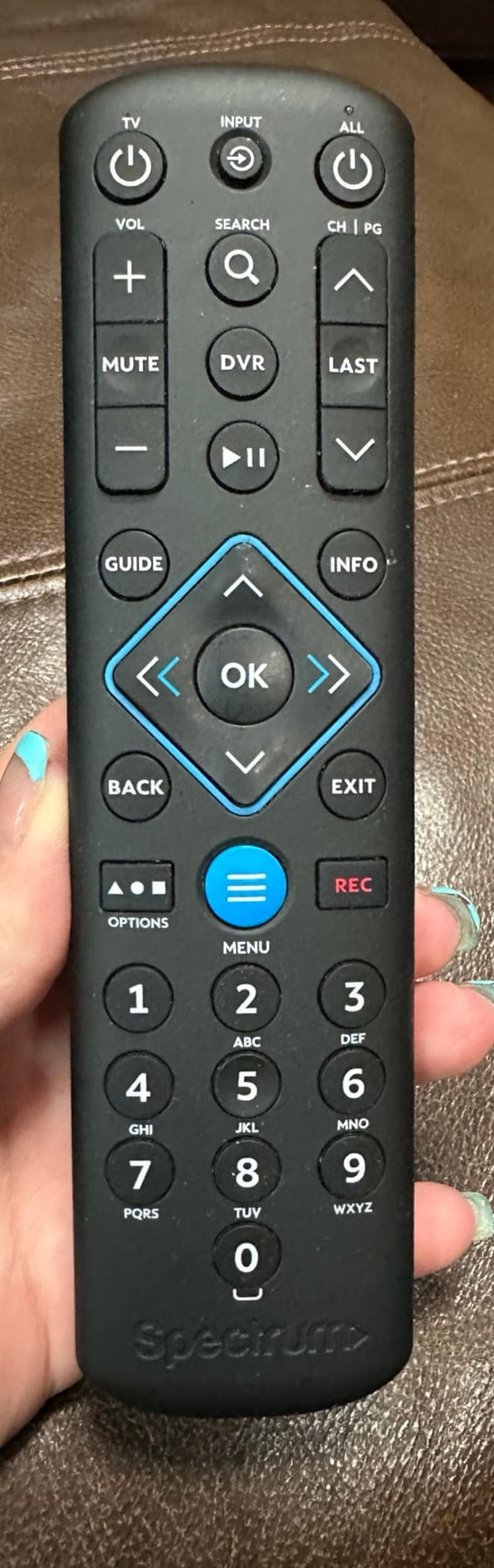 Spectrum Charter Cable Universal Remote Control SR-002-U - Tested