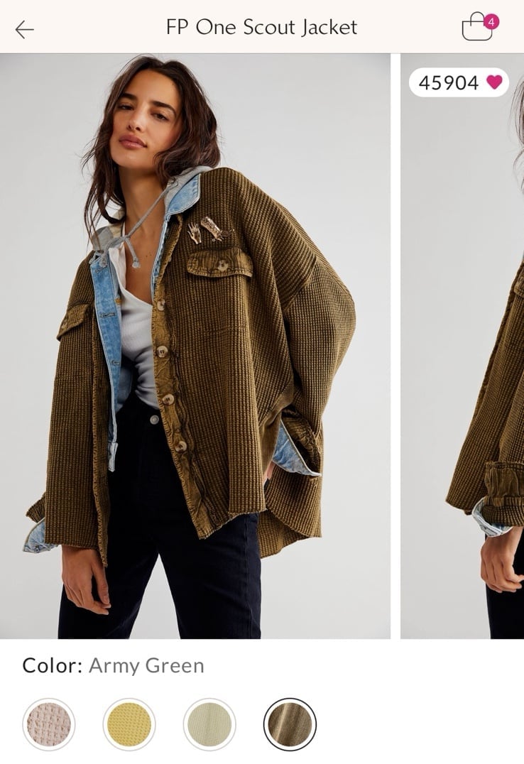 Free People One Scout Jacket RARE