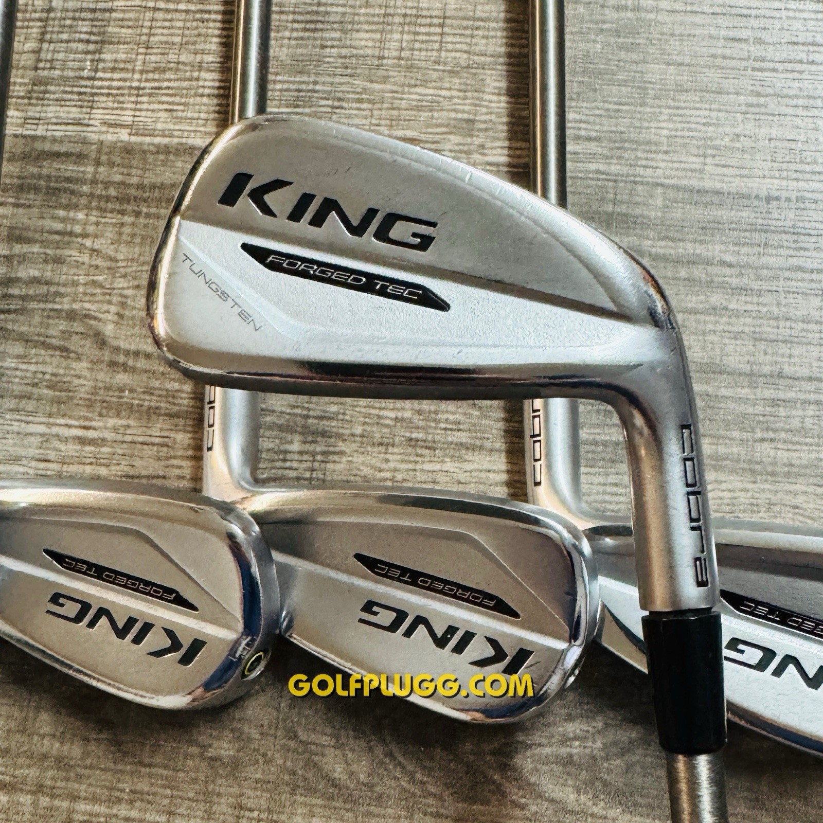 Cobra King Forged Tec Iron Set 5-PW / Steelfiber, Extra Stiff Flex (422)