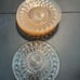 Jeannette Vintage 1936 To 1946 7 Snack Plates Windsor Diamond Pink Depression