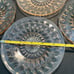 Jeannette Vintage 1936 To 1946 7 Snack Plates Windsor Diamond Pink Depression