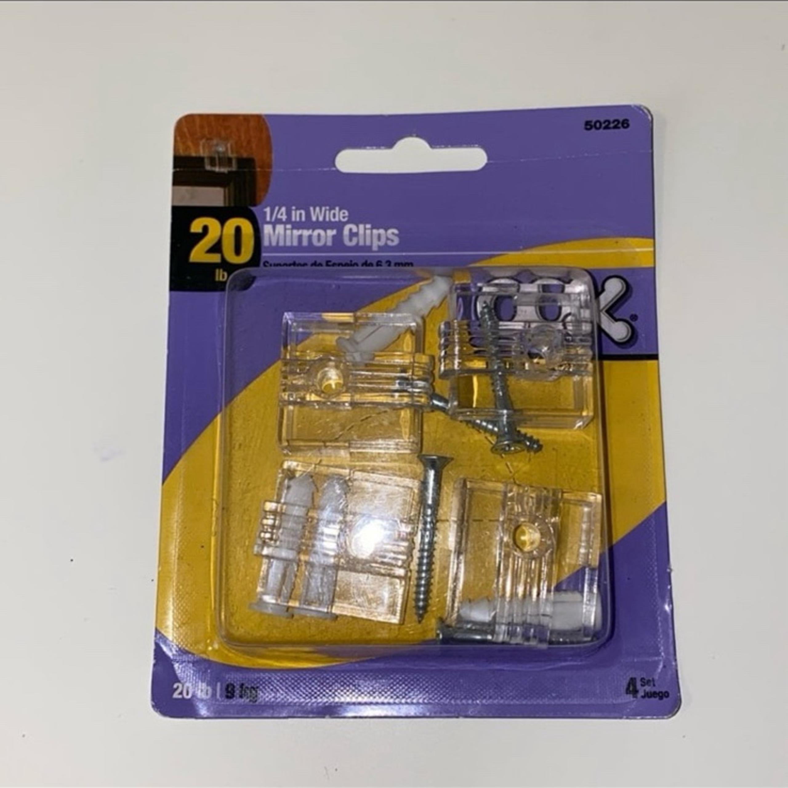 Hillman 20 lb Mirror Clips