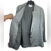 Vince Sea Foam Green Long Sleeve Self-Tie Satin V-Neck Drapey Pocket Blazer 4