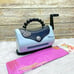 Sizzix Texture Boutique Embossing Machine Baby Blue Purse Style Long Cutting Mat