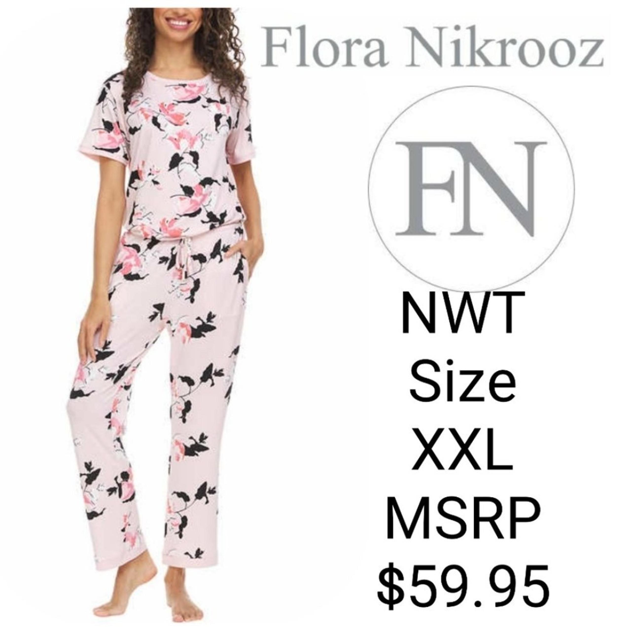 NWT Flora Nikrooz Ladies' 2-piece PJ Set Size XXL