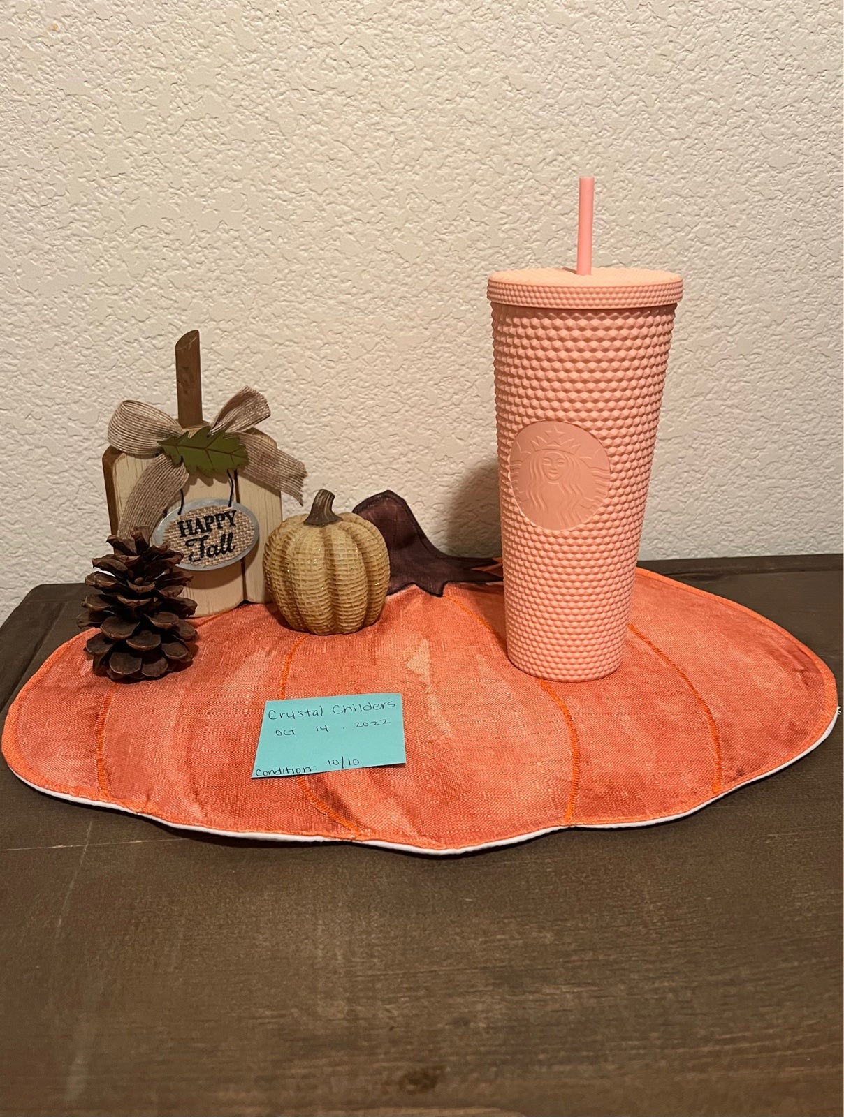 Matte Pink Starbucks Tumbler