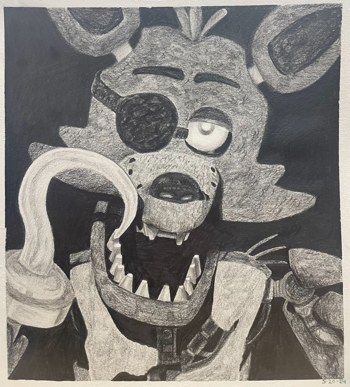Five nights at Freddy’s Foxy Drawing