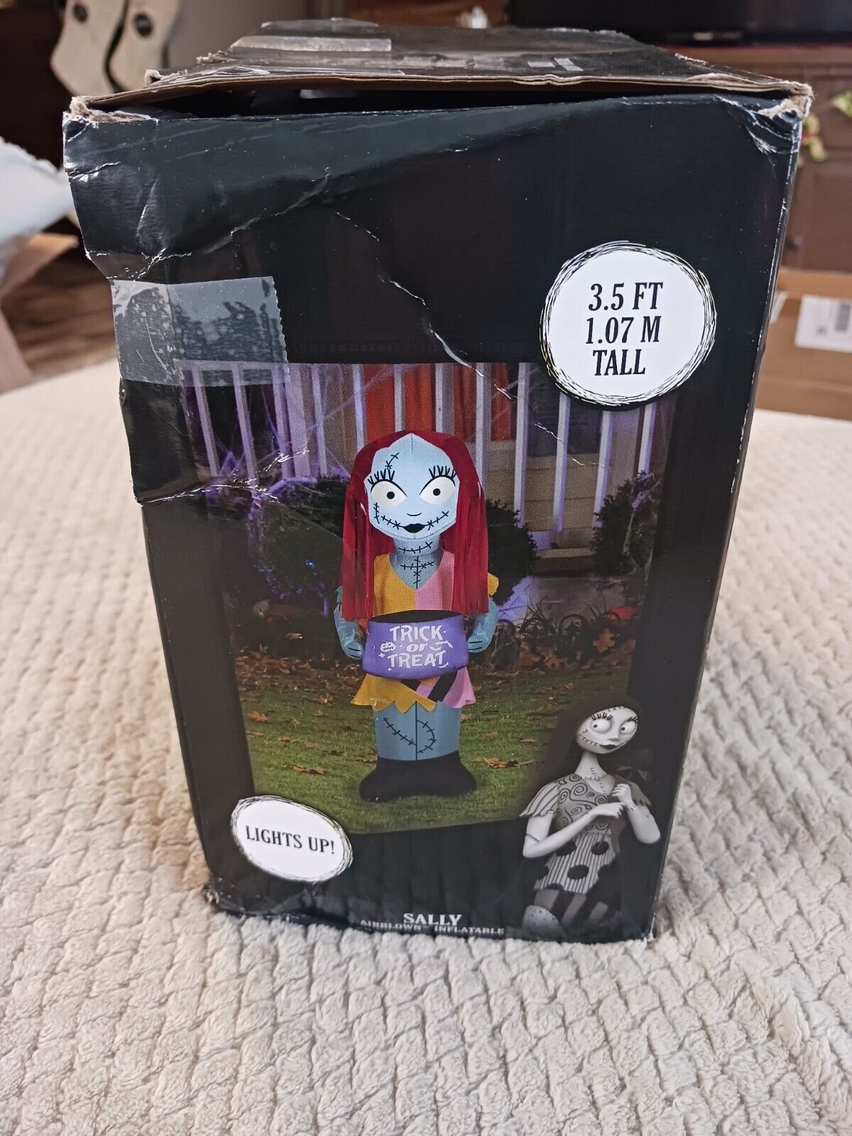 Disney Nightmare Before Christmas Sally Airblown Inflatable 3.5 Ft Led Lights